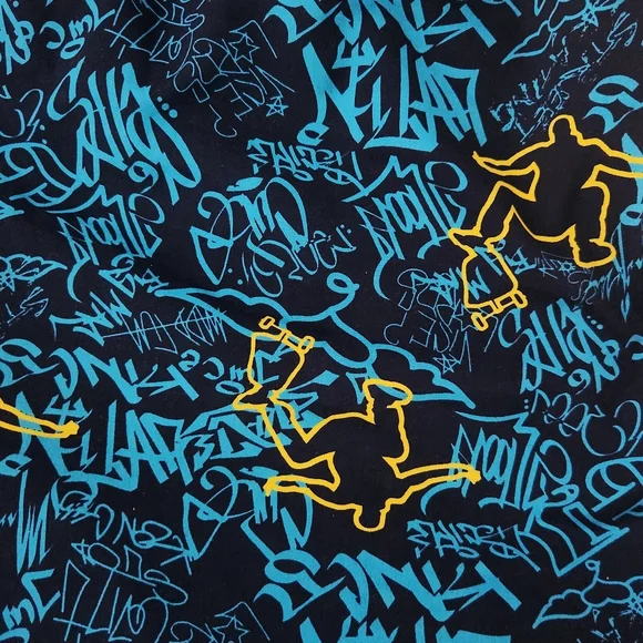Skateboard AOP All Over Print Vintage STGZ 90s Very Rare Skateboarding Shorts